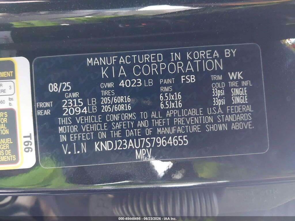 KNDJ23AU7S7964655 2025 KIA SOUL photo no. 9