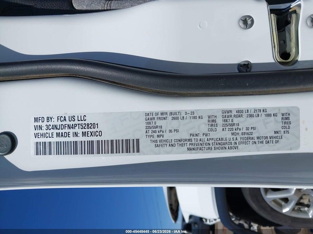 3C4NJDFN4PT528201 2023 JEEP COMPASS photo no. 9