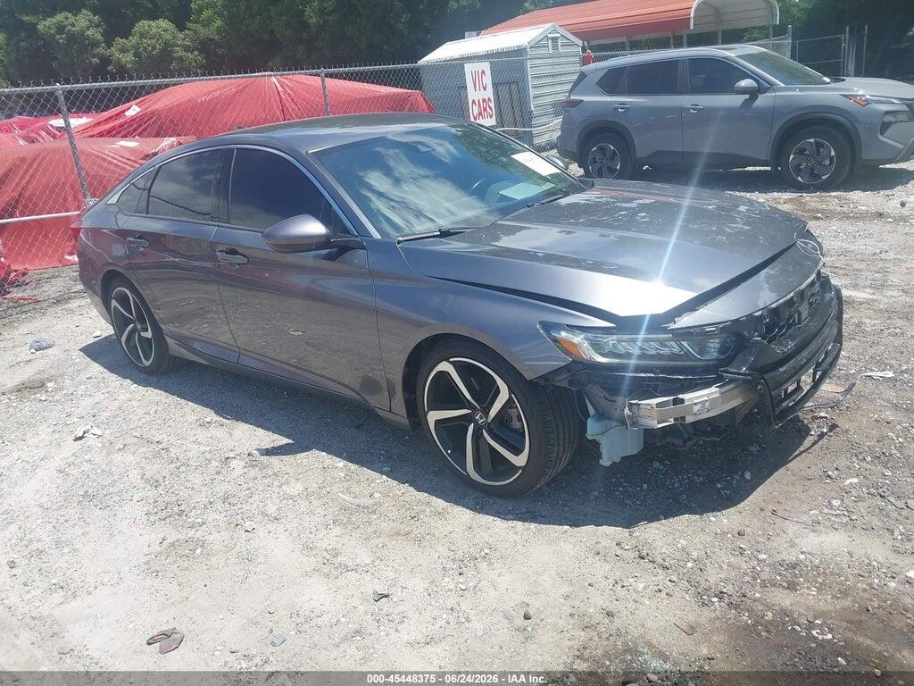 1HGCV1F30JA010949 2018 HONDA ACCORD photo no. 1