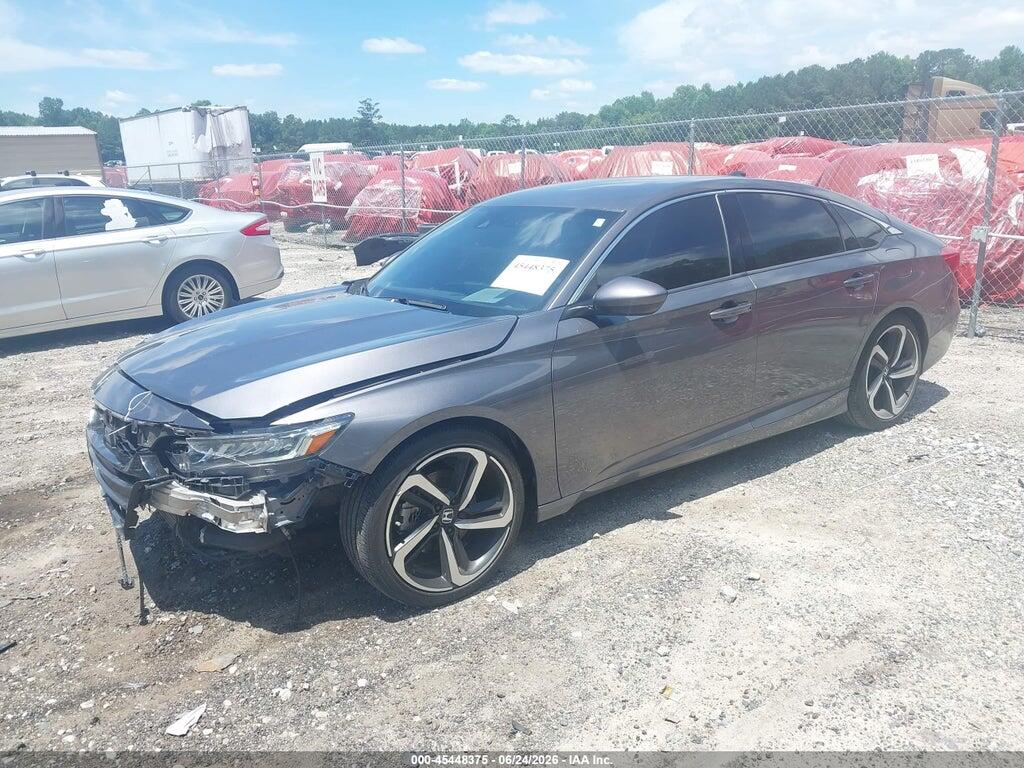 1HGCV1F30JA010949 2018 HONDA ACCORD photo no. 2
