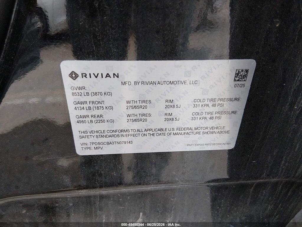 7PDSGCBA3TN079143 2026 RIVIAN R1S photo no. 9