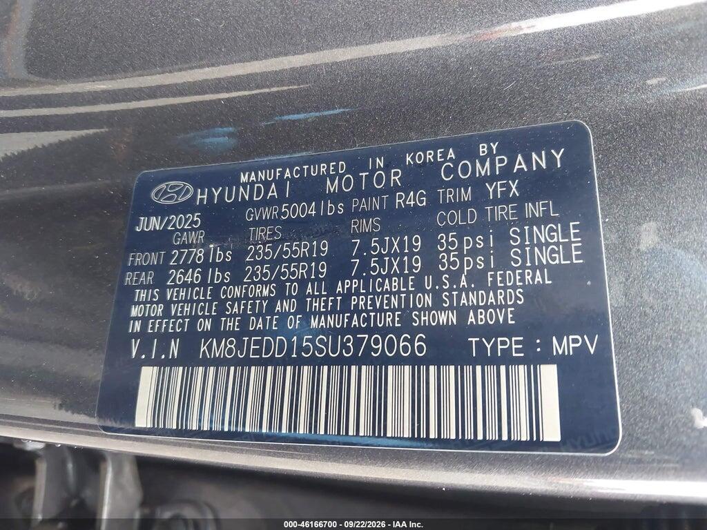 2025 HYUNDAI TUCSON HYBRID LIMITED — Фото 9 из 16