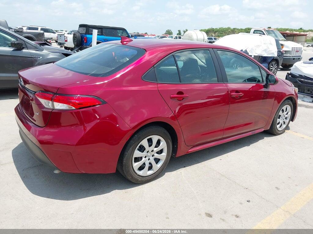 5YFB4MDE8SP233322 2025 TOYOTA COROLLA photo no. 4