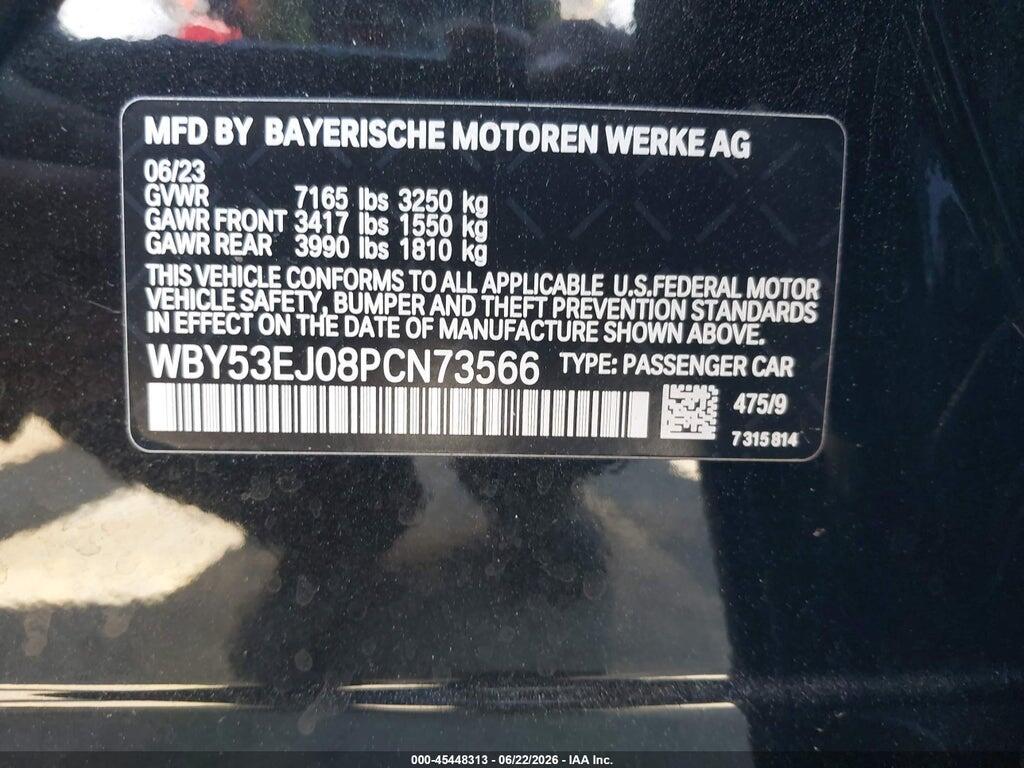WBY53EJ08PCN73566 2023 BMW I7 photo no. 9