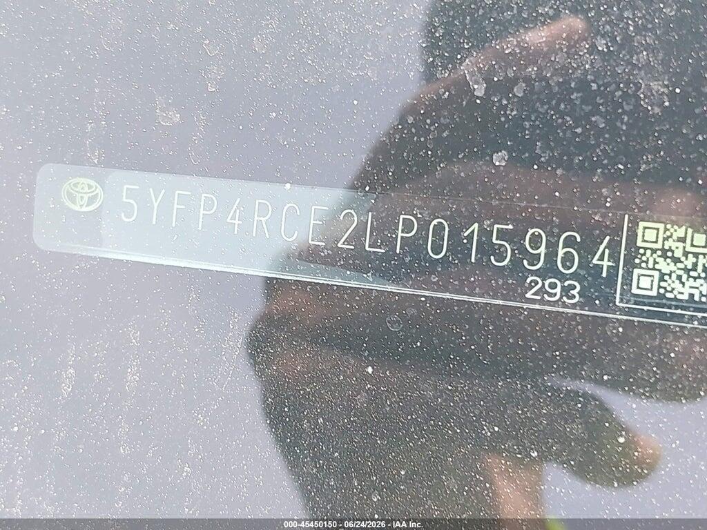 5YFP4RCE2LP015964 2020 TOYOTA COROLLA photo no. 9