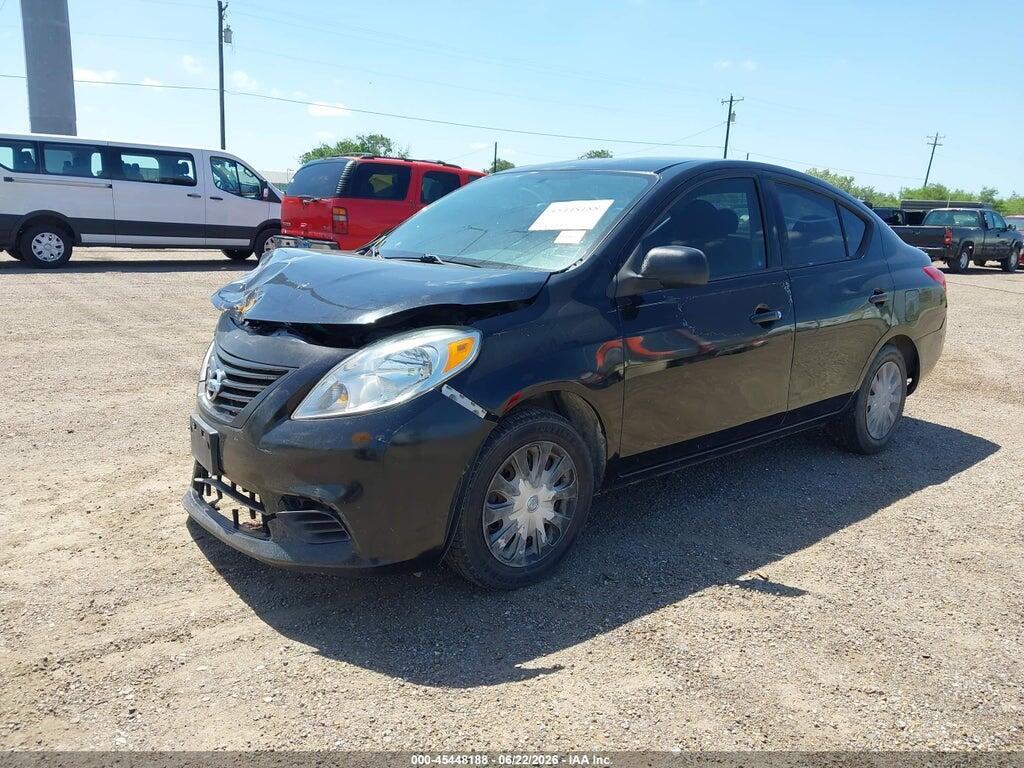 3N1CN7AP6EL845306 2014 NISSAN VERSA photo no. 2