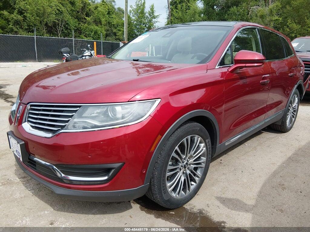 2LMTJ8LR1GBL58462 2016 LINCOLN MKX photo no. 2