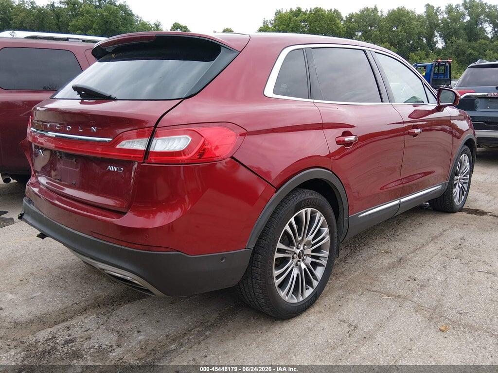 2LMTJ8LR1GBL58462 2016 LINCOLN MKX photo no. 4