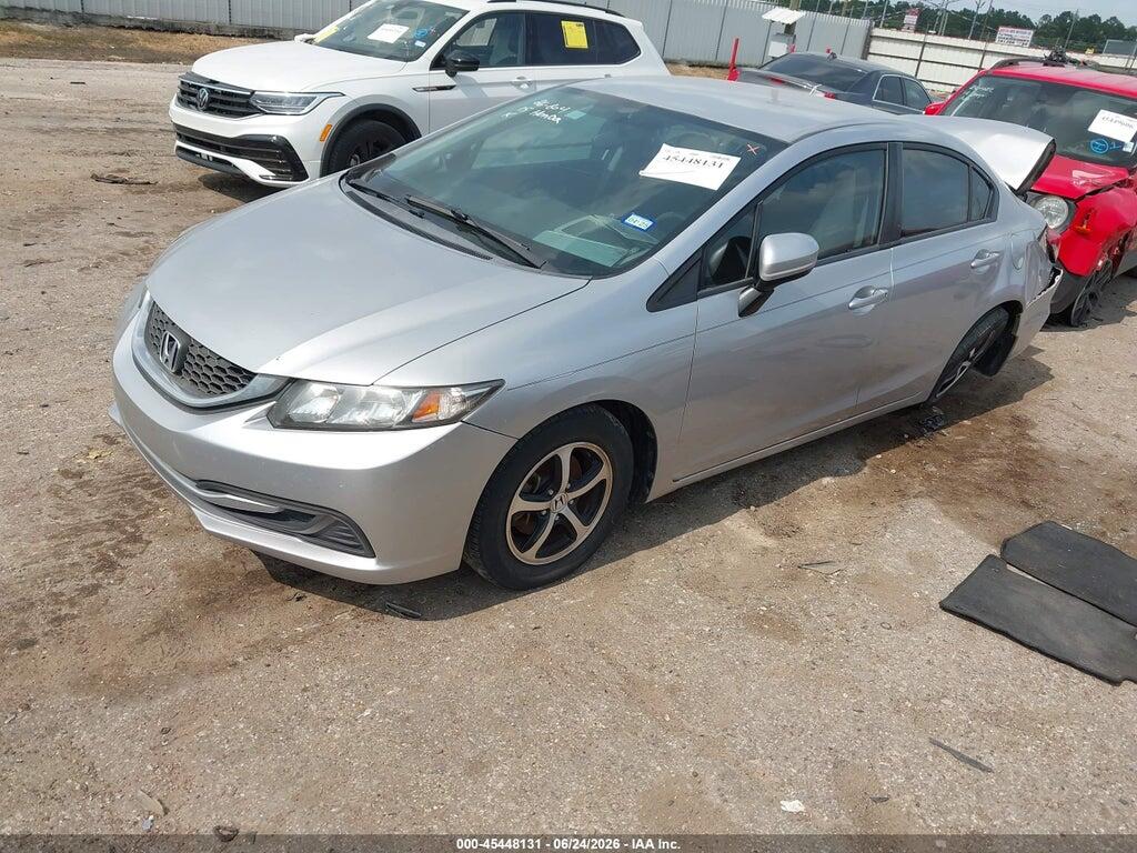 19XFB2F70FE093185 2015 HONDA CIVIC photo no. 2