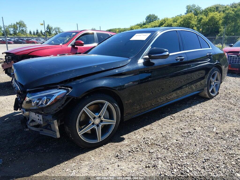 55SWF6GB2FU011674 2015 MERCEDES-BENZ C 400 photo no. 2
