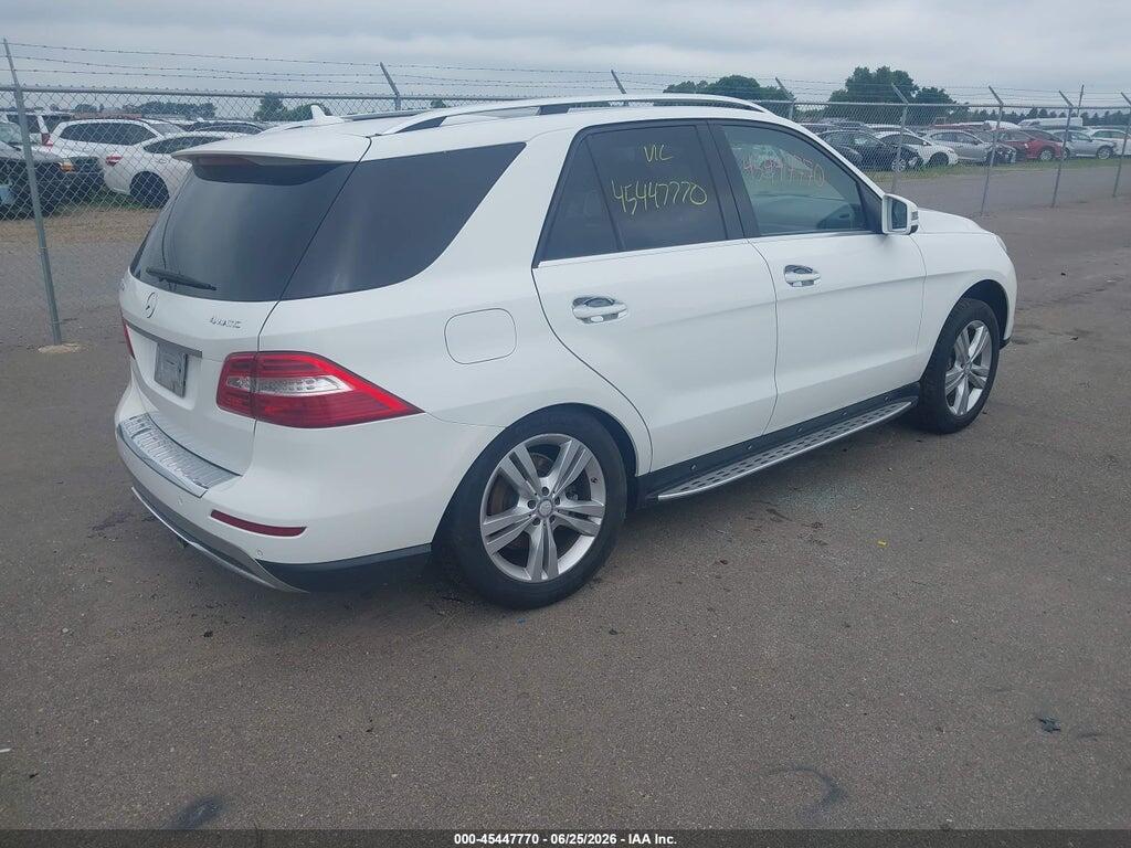 4JGDA5HB8EA364830 2014 MERCEDES-BENZ ML 350 photo no. 4