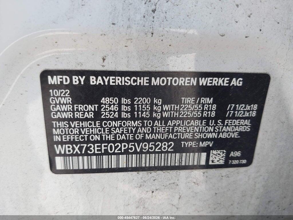 WBX73EF02P5V95282 2023 BMW X1 photo no. 9