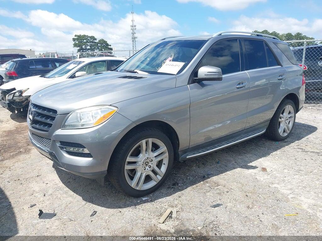 4JGDA5JB8FA593648 2015 MERCEDES-BENZ ML 350 photo no. 2