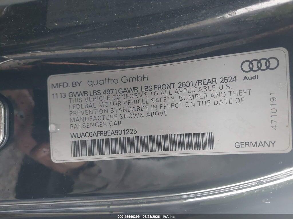 WUAC6AFR8EA901225 2014 AUDI RS 5 photo no. 9