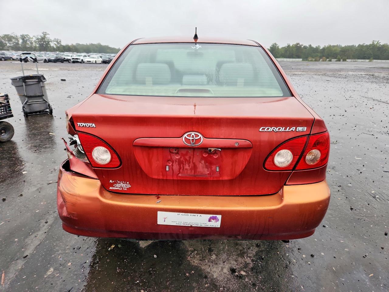 2005 TOYOTA COROLLA LE — Фото 6 из 12