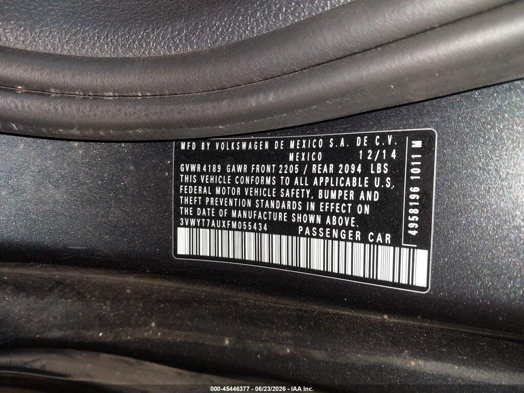 3VWYT7AUXFM055434 2015 VOLKSWAGEN GOLF GTI photo no. 9