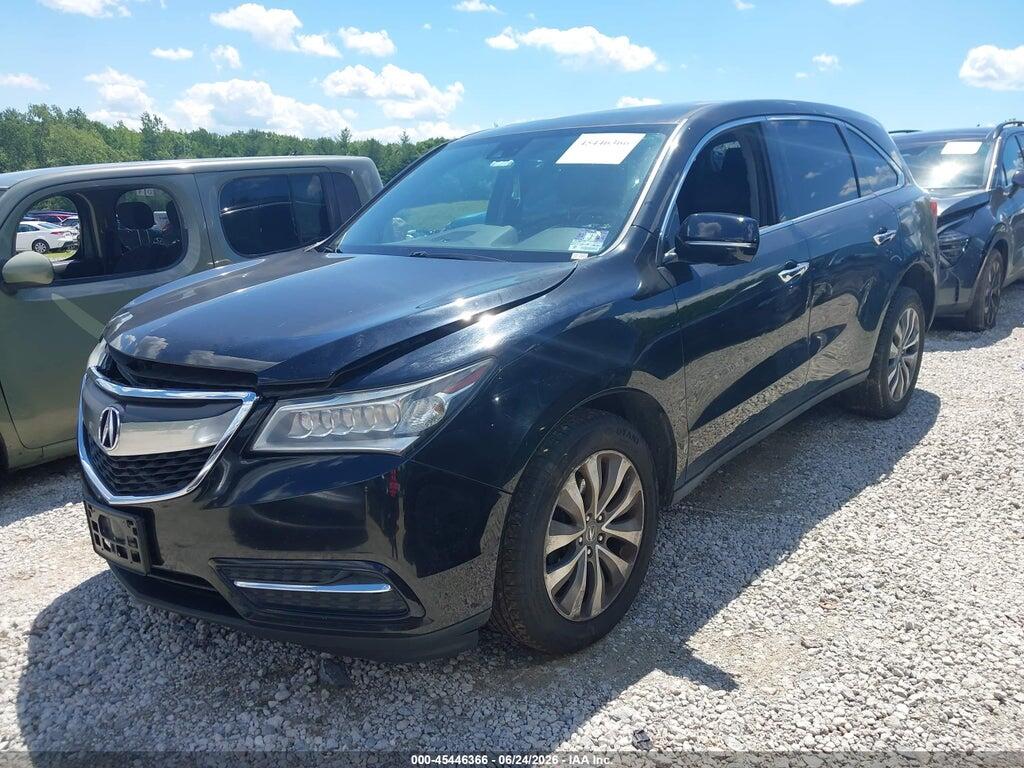 5FRYD4H49EB006487 2014 ACURA MDX photo no. 2
