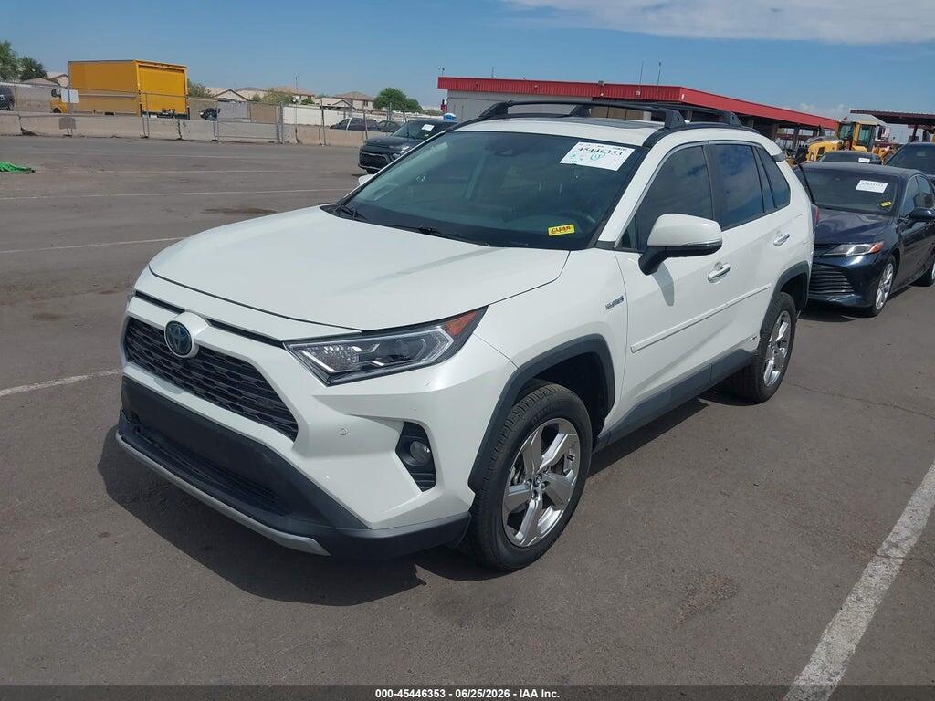 2T3DWRFV7LW076712 2020 TOYOTA RAV4 HYBRID photo no. 2