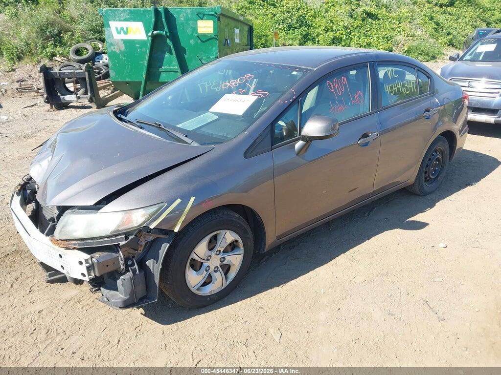 19XFB2F57DE023257 2013 HONDA CIVIC photo no. 2