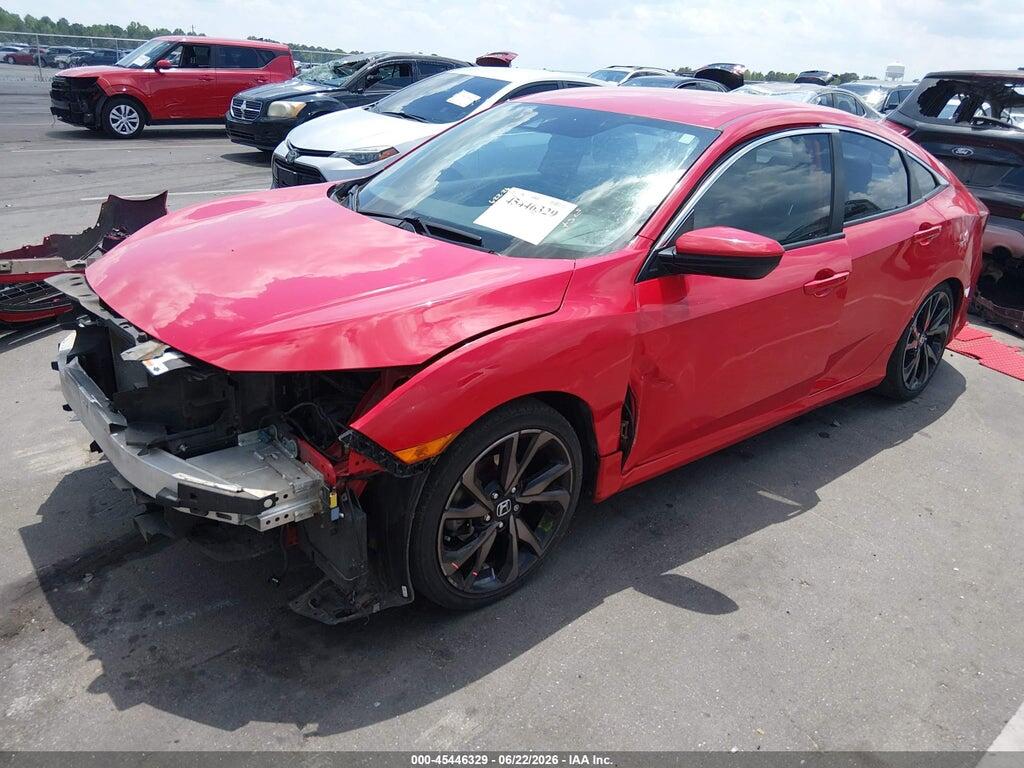 2HGFC2F81KH512229 2019 HONDA CIVIC photo no. 2
