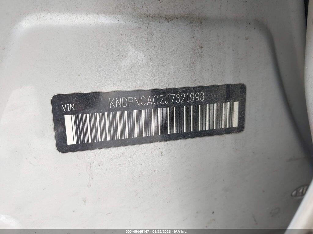 KNDPNCAC2J7321993 2018 KIA SPORTAGE photo no. 9