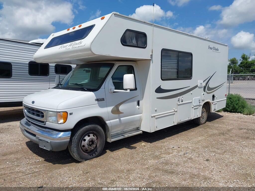 1FDWE35S32HB48019 2002 FORD E-350 CUTAWAY photo no. 2