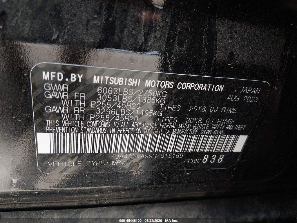 JA4T5VA99RZ015169 2024 MITSUBISHI OUTLANDER PHEV photo no. 9