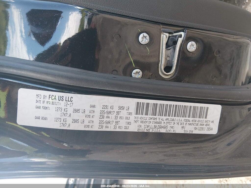 1C4PJLLB0JD604605 2018 JEEP CHEROKEE photo no. 9