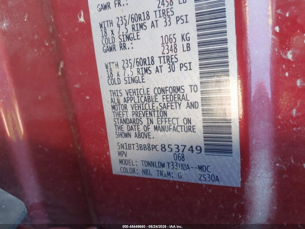 5N1BT3BB8PC853749 2023 NISSAN ROGUE photo no. 9