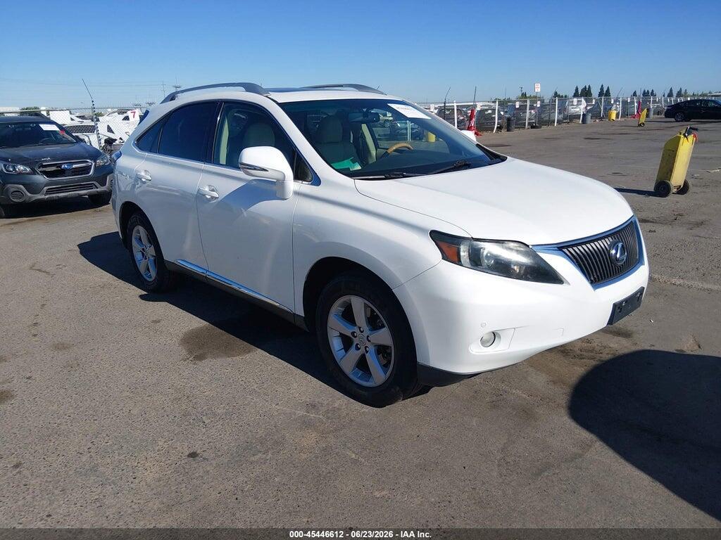 2T2ZK1BA6CC075434 2012 LEXUS RX 350 photo no. 1