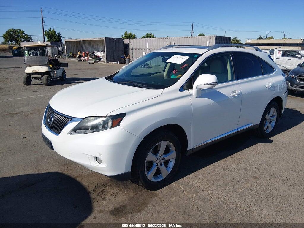 2T2ZK1BA6CC075434 2012 LEXUS RX 350 photo no. 2