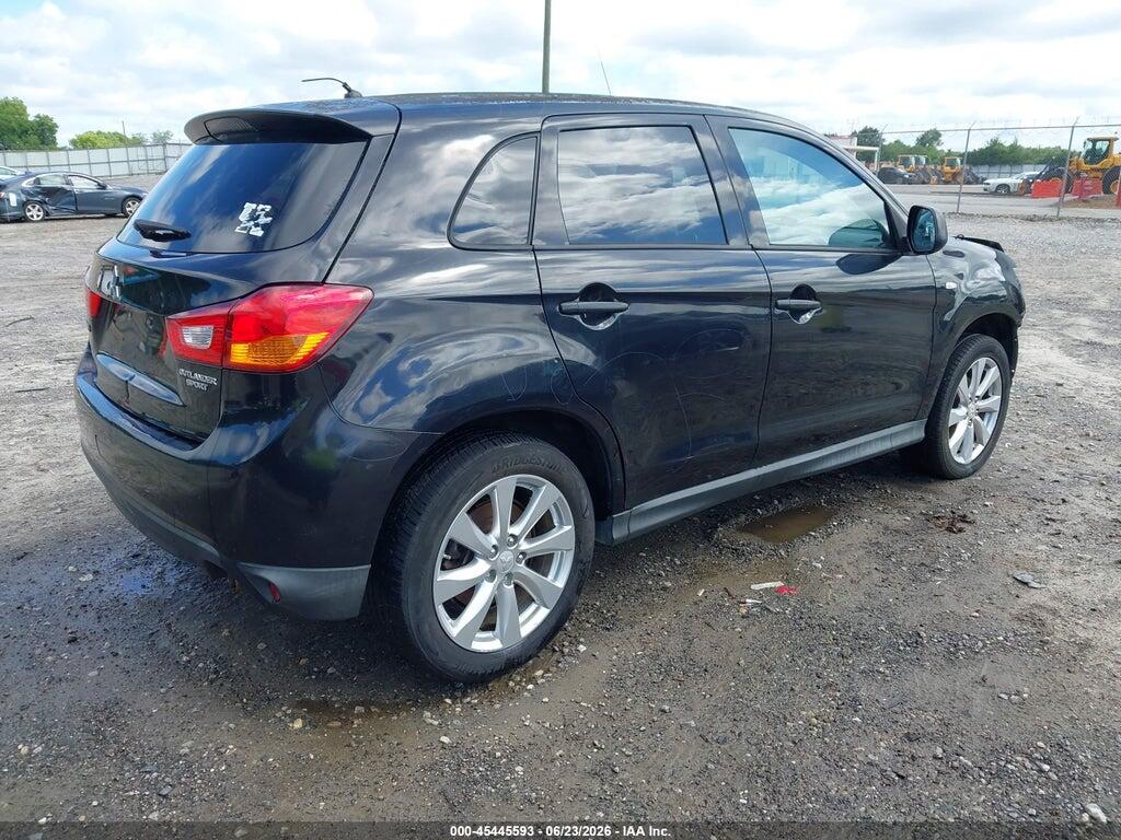 4A4AP3AU1EE021574 2014 MITSUBISHI OUTLANDER SPORT photo no. 4