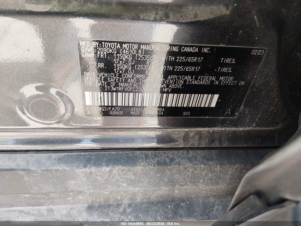2T3W1RFV0PC222561 2023 TOYOTA RAV4 photo no. 9
