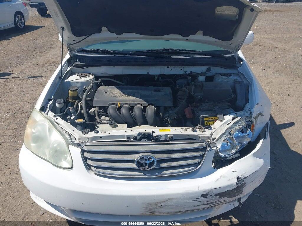 JTDBR32E830050917 2003 TOYOTA COROLLA photo no. 10