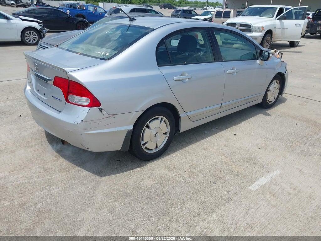 JHMFA3F20AS005012 2010 HONDA CIVIC HYBRID photo no. 4