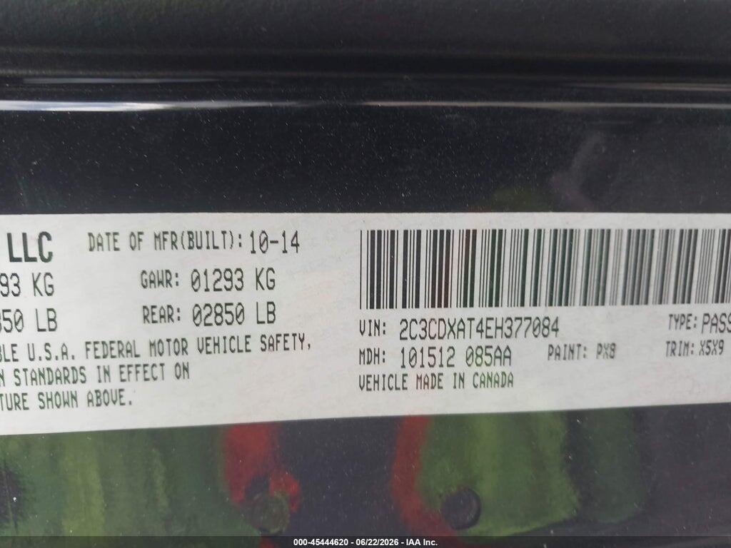 2C3CDXAT4EH377084 2014 DODGE CHARGER photo no. 9
