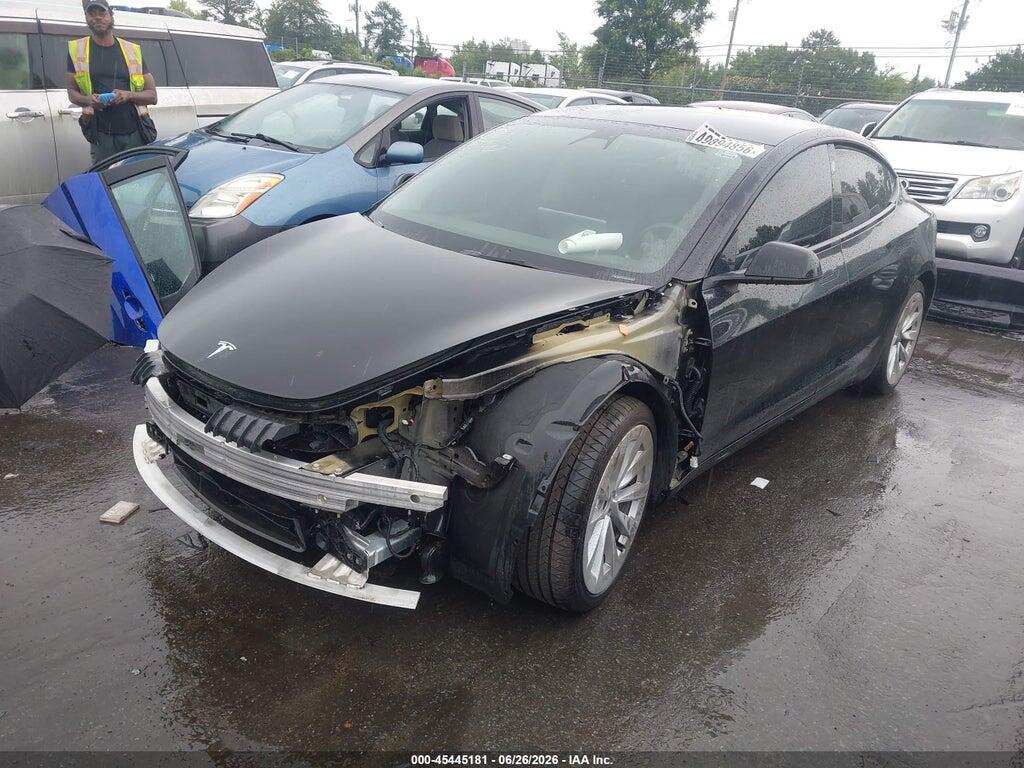 5YJ3E1EB7NF110034 2022 TESLA MODEL 3 photo no. 2