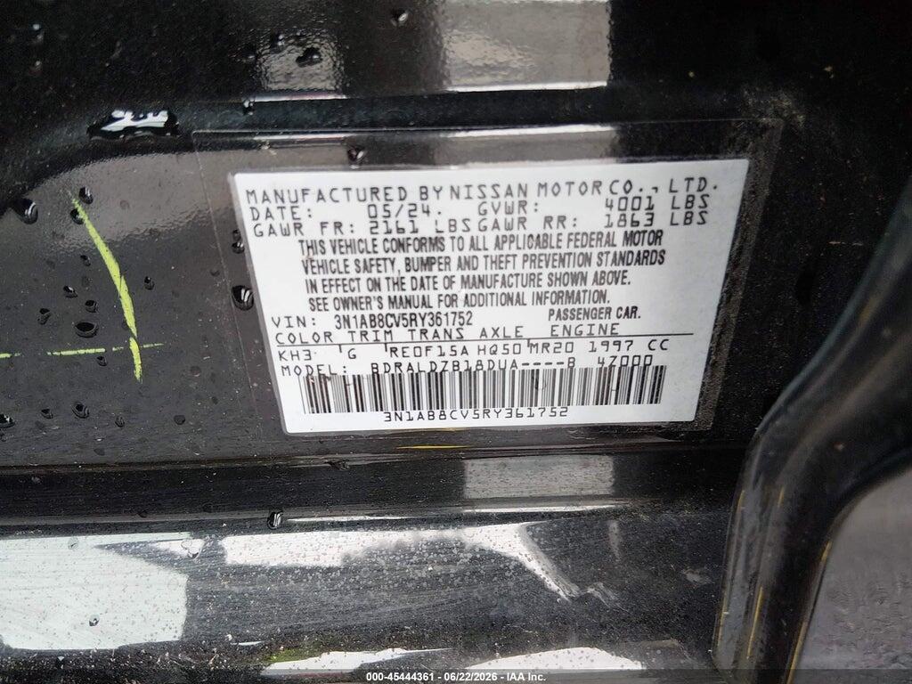 3N1AB8CV5RY361752 2024 NISSAN SENTRA photo no. 9
