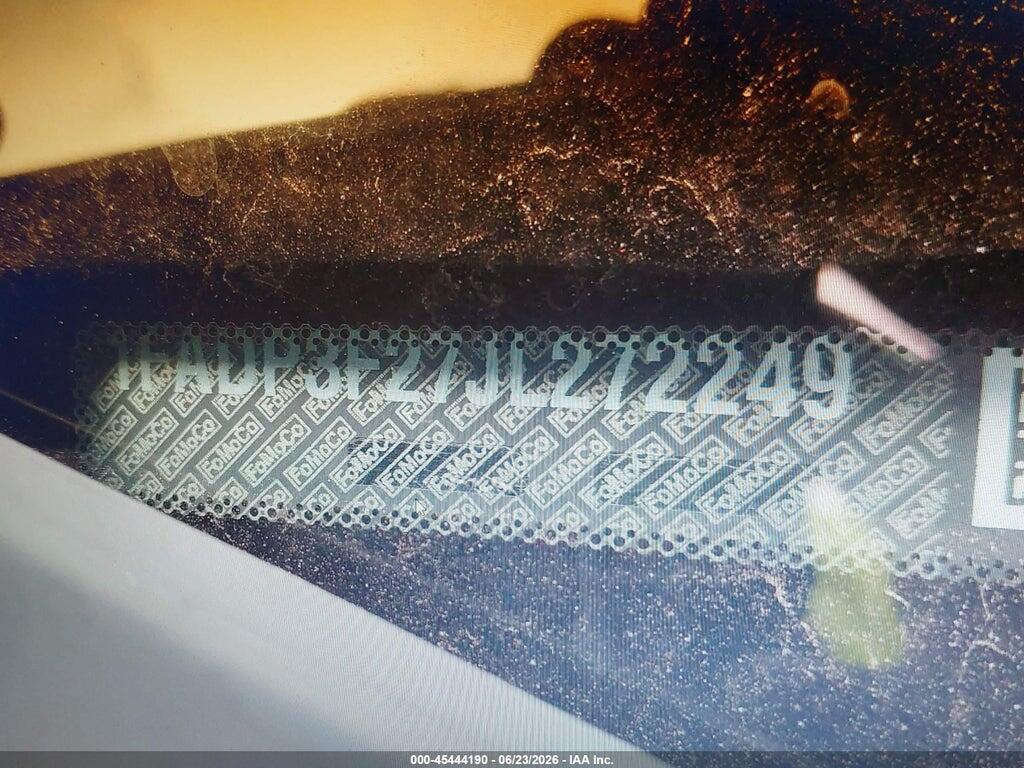 1FADP3F27JL272249 2018 FORD FOCUS photo no. 9