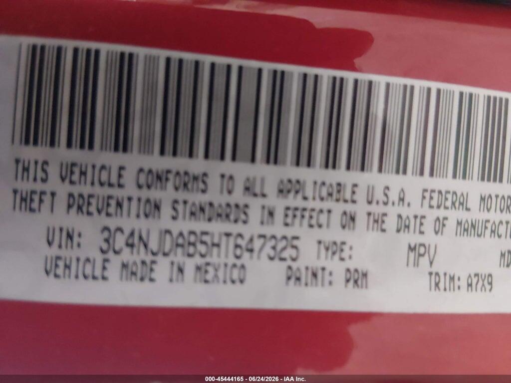 3C4NJDAB5HT647325 2017 JEEP NEW COMPASS photo no. 9