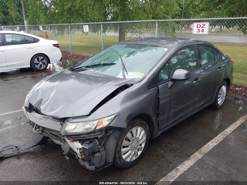 19XFB2F51DE215614 2013 HONDA CIVIC photo no. 2