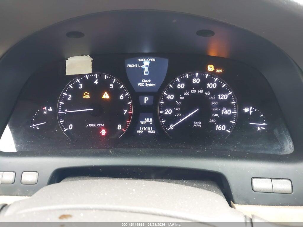 JTHBL46F775037710 2007 LEXUS LS 460 photo no. 7
