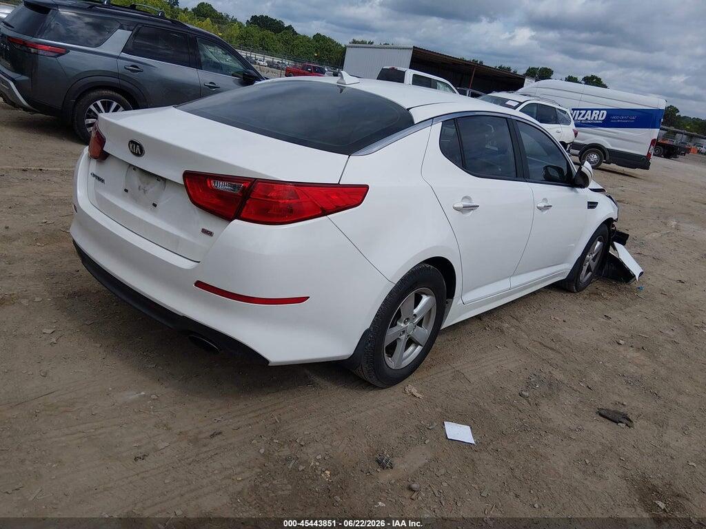 KNAGM4A76F5559681 2015 KIA OPTIMA photo no. 4