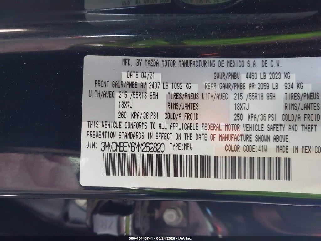 3MVDMBEY6MM262820 2021 MAZDA CX-30 photo no. 9