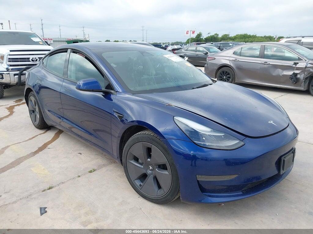 5YJ3E1EA2NF349305 2022 TESLA MODEL 3 photo no. 1