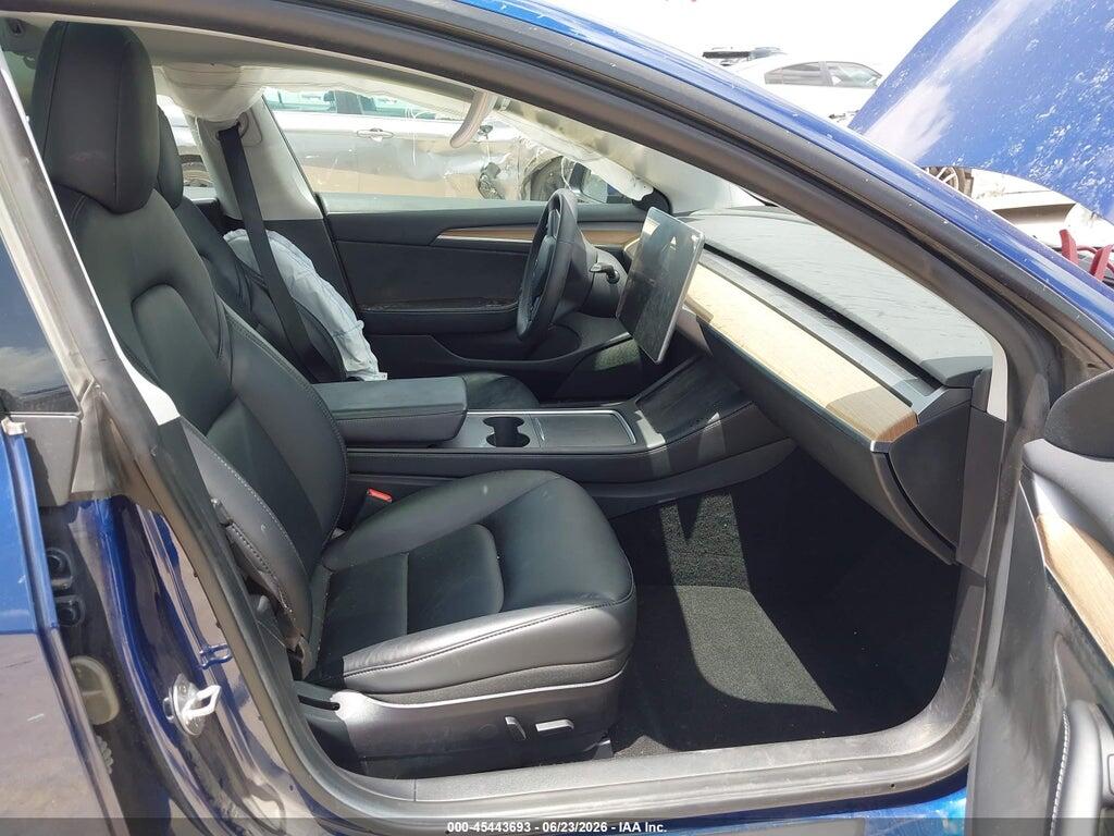 5YJ3E1EA2NF349305 2022 TESLA MODEL 3 photo no. 5