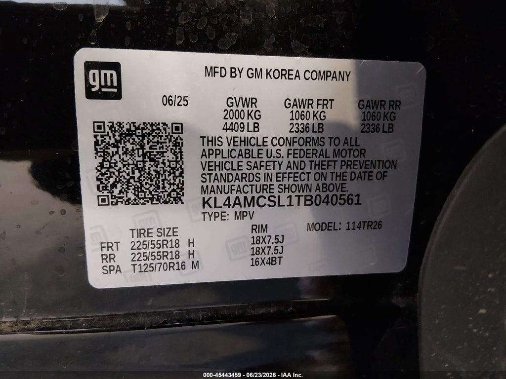 KL4AMCSL1TB040561 2026 BUICK ENCORE GX photo no. 9
