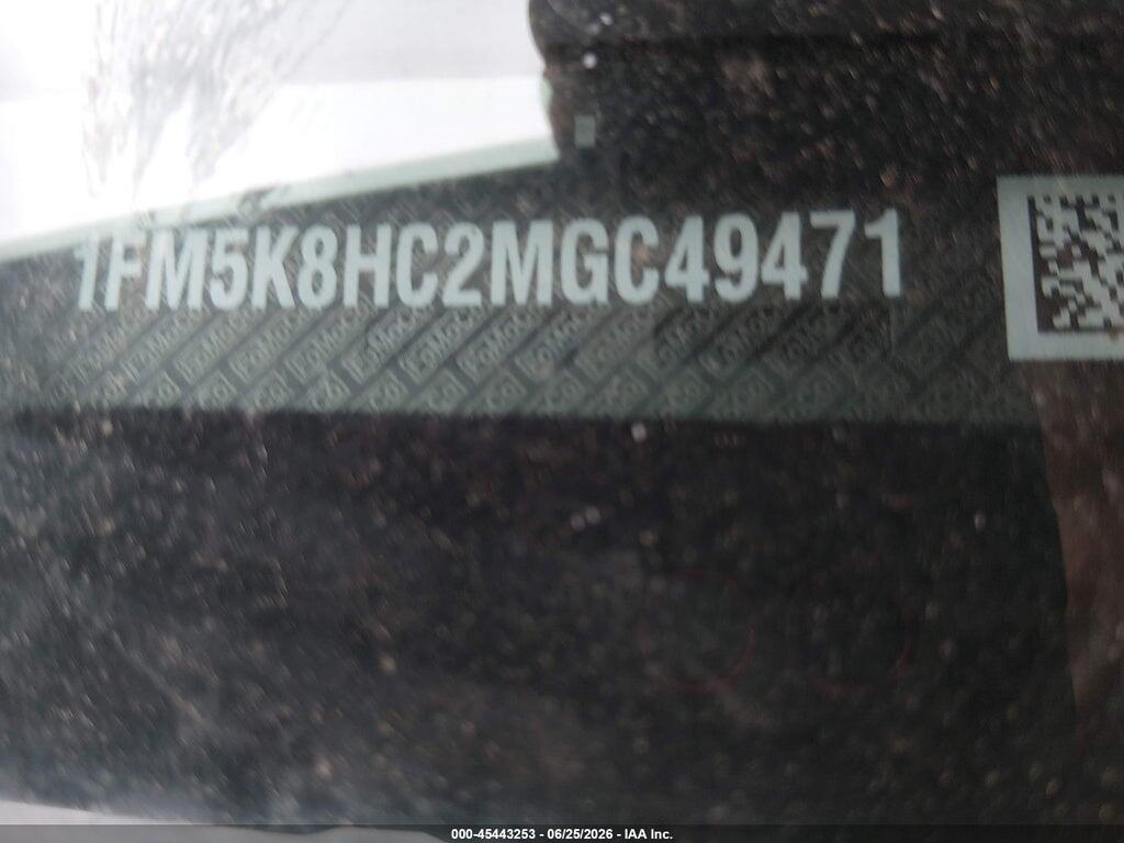 1FM5K8HC2MGC49471 2021 FORD EXPLORER photo no. 9