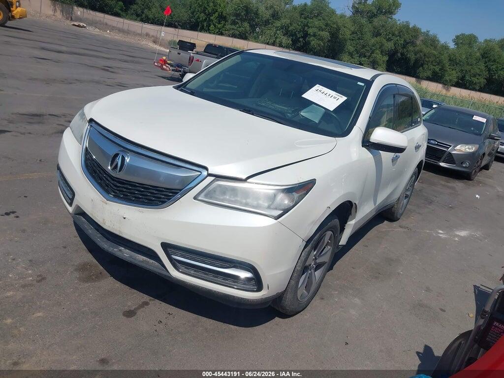5FRYD4H25FB030270 2015 ACURA MDX photo no. 2