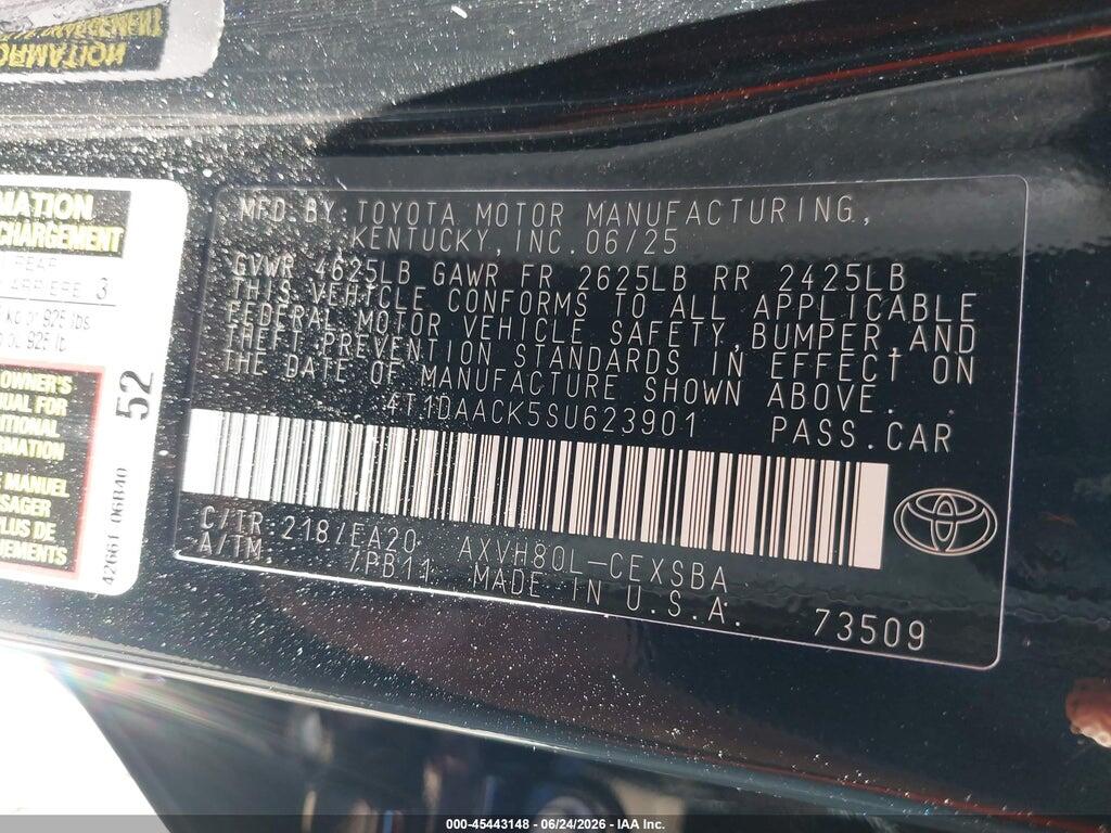 4T1DAACK5SU623901 2025 TOYOTA CAMRY photo no. 9